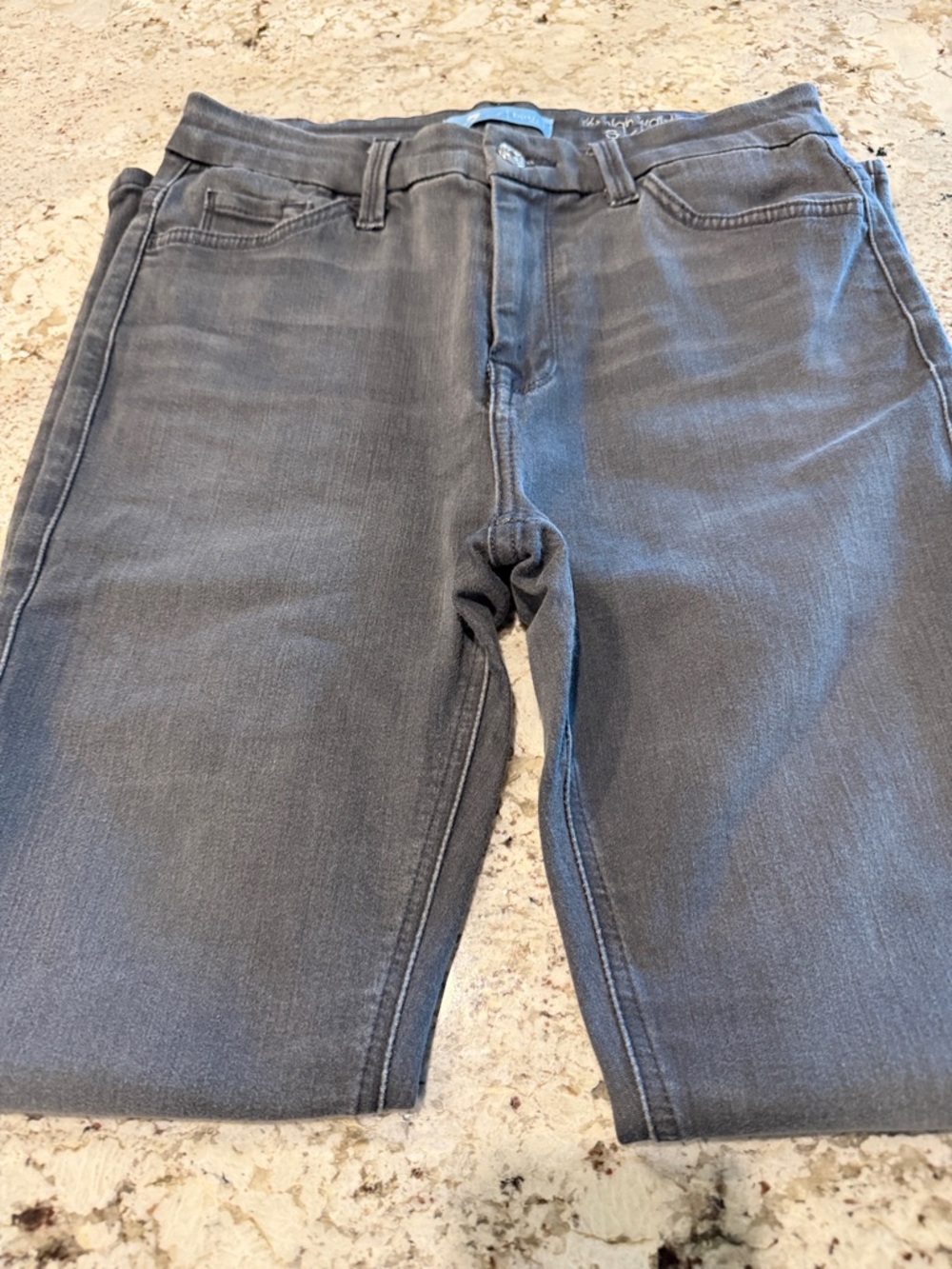 7 For All Mankind High-Rise Skinny Women's Jeans in Gray